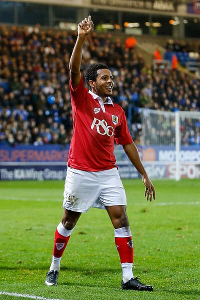 Appeal for Goal: Korey Smith of Bristol City in Action against Peterborough United