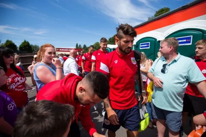 Framed Print : Arrival of Eros Pisano: Bristol City Player at Pre-season Friendly vs. Bristol Manor Farm (2017) Framed Print : Arrival of Eros Pisano: Bristol City Player at Pre-season Friendly vs. Bristol Manor Farm (2017)