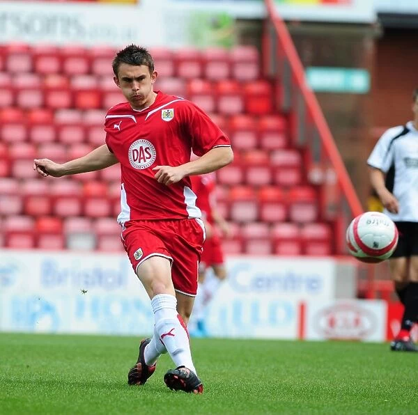Ashley Kington in Action for Bristol City against Bournemouth Reserves