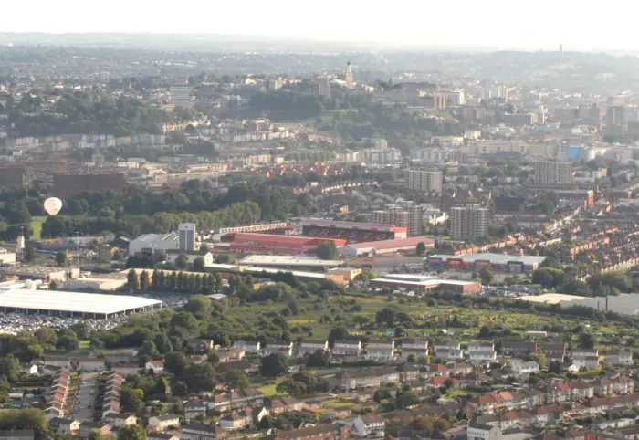 Framed Print : Ashton Gate: Home Fortress of Bristol City Football Club