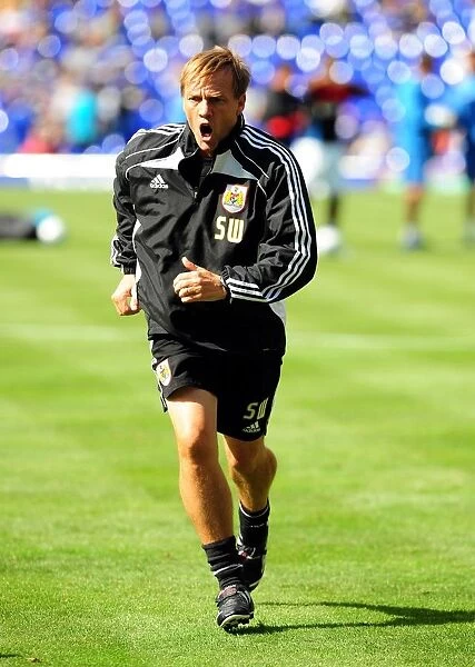 Assistant Manager Steve Wigley in Action at Ipswich Town vs. Bristol City Championship Match, 2010