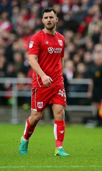 Bailey Wright in Action: Bristol City vs. Fleetwood Town - FA Cup Third Round
