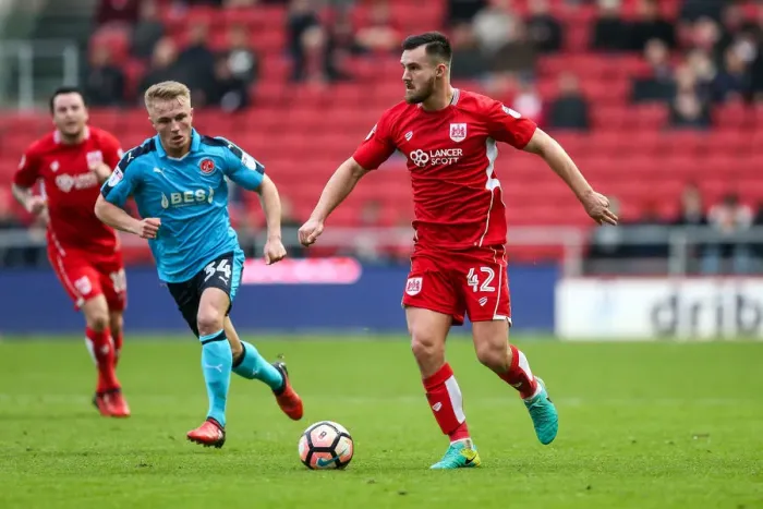 Framed Print : Bailey Wright in Action: Bristol City vs Fleetwood Town, FA Cup Third Round Proper, Ashton Gate Stadium (07.01.2017) Framed Print : Bailey Wright in Action: Bristol City vs Fleetwood Town, FA Cup Third Round Proper, Ashton Gate Stadium (07.01.2017)