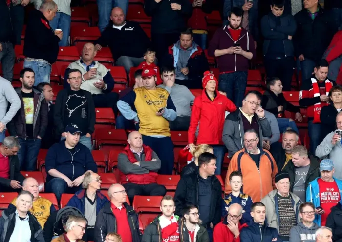 Framed Print : Barnsley vs. Bristol City: Passionate Fans at Oakwell Stadium, Sky Bet Championship (October 2016)