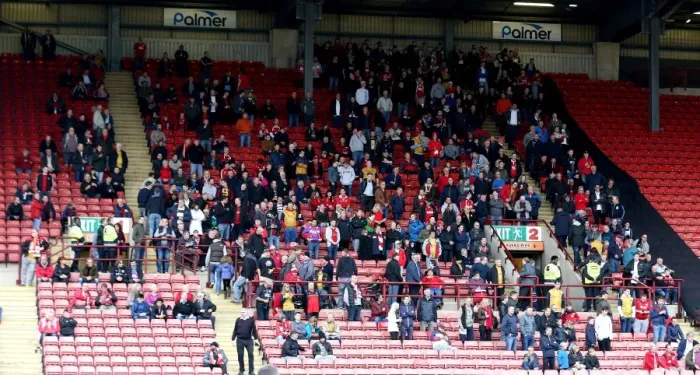 Framed Print : Barnsley vs. Bristol City: A Sea of Bristol City Fans at Oakwell Stadium Framed Print : Barnsley vs. Bristol City: A Sea of Bristol City Fans at Oakwell Stadium