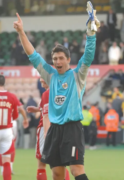 Framed Print : Basso in Action: Norwich City vs. Bristol City