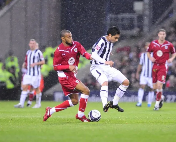 Framed Print : Battle of the Fields: West Brom vs. Bristol City - Season 09-10