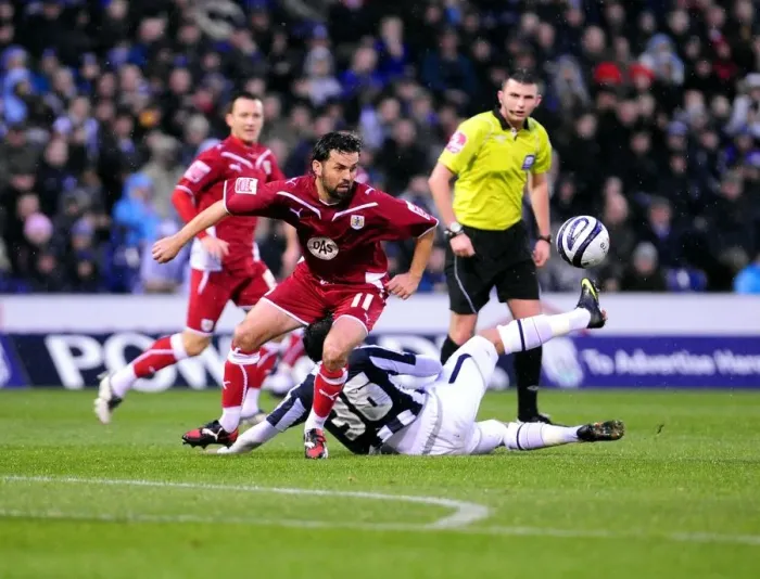Framed Print : Battle of the Fields: West Brom vs. Bristol City - Season 09-10