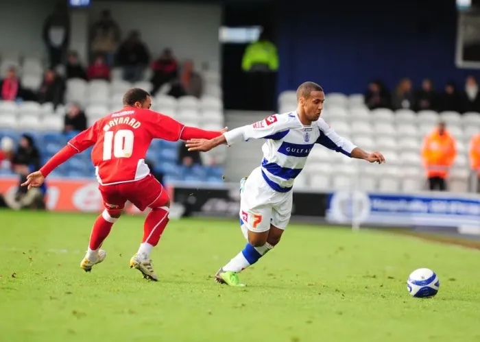 Framed Print : Battle of the Terraces: QPR vs. Bristol City - Football Rivalry: Clash of Titans (Season 09-10)