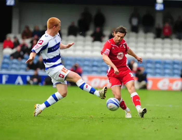 Framed Print : Battle of the West Country: QPR vs. Bristol City (Season 09-10)
