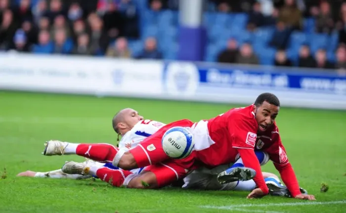 Framed Print : Battle of the West Country: QPR vs. Bristol City - Season 09-10
