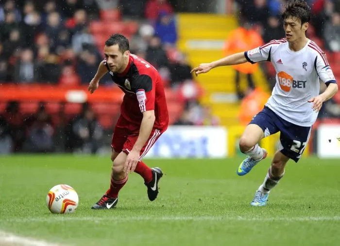Framed Print : Battleground Bristol: Sam Baldock vs. Lee Chung-Yong in the Npower Championship Clash Framed Print : Battleground Bristol: Sam Baldock vs. Lee Chung-Yong in the Npower Championship Clash