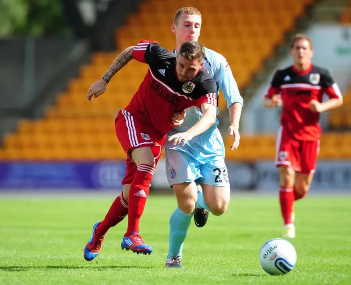Framed Print : Battling for the Ball: Anderson vs. Caddis - Pre-Season Football Rivalry Framed Print : Battling for the Ball: Anderson vs. Caddis - Pre-Season Football Rivalry