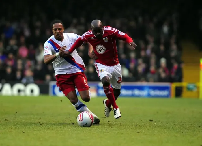 Framed Print : Battling for Championship Glory: Jamal Campbell-Ryce vs. Nathaniel Clyne - Intense Rivalry in the 2010 Bristol City vs. Crystal Palace Championship Clash Framed Print : Battling for Championship Glory: Jamal Campbell-Ryce vs. Nathaniel Clyne - Intense Rivalry in the 2010 Bristol City vs. Crystal Palace Championship Clash