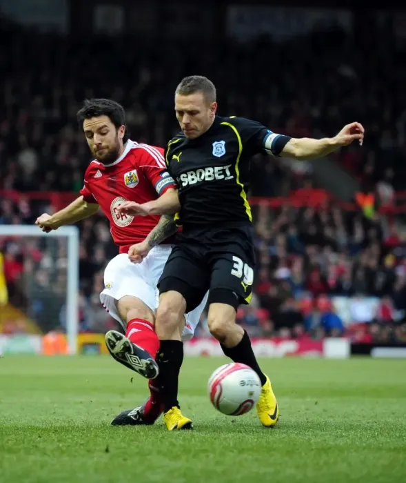 Framed Print : Battling for Championship Supremacy: Cole Skuse vs. Craig Bellamy - Bristol City vs. Cardiff City (January 1, 2011) Framed Print : Battling for Championship Supremacy: Cole Skuse vs. Craig Bellamy - Bristol City vs. Cardiff City (January 1, 2011)