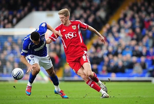Battling for Control: Stead vs. Edwards in the March 2012 Ipswich Town vs. Bristol City Football Match