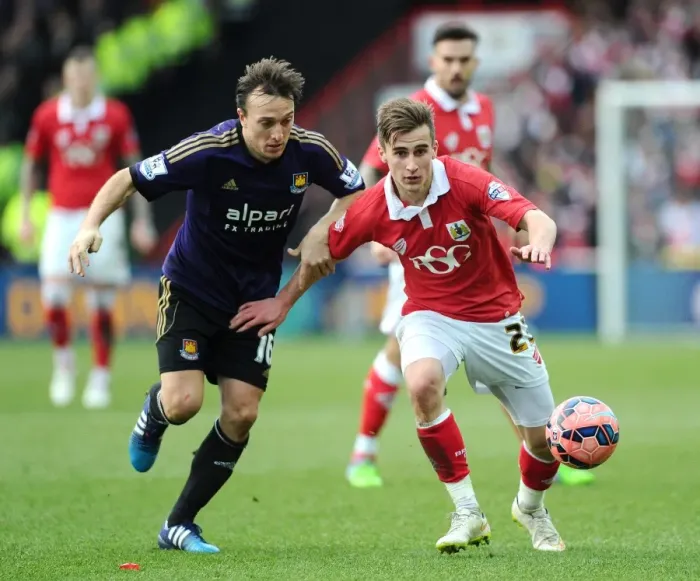 Framed Print : Battling for FA Cup Supremacy: Bryan vs Noble