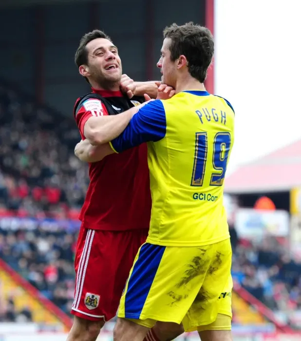 Framed Print : Battling Forwards: A Thrilling Showdown - Sam Baldock vs. Danny Pugh, Bristol City vs. Sheffield Wednesday Framed Print : Battling Forwards: A Thrilling Showdown - Sam Baldock vs. Danny Pugh, Bristol City vs. Sheffield Wednesday