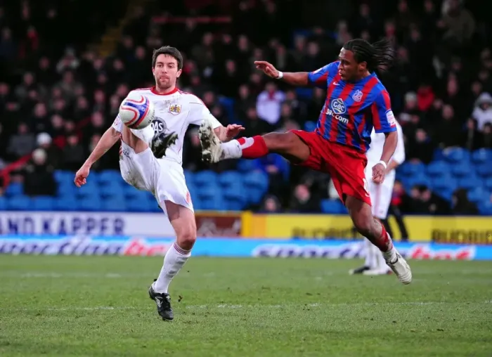 Framed Print : Battling Midfielders: Skuse vs. Danns - Championship Showdown at Selhurst Park, 2011