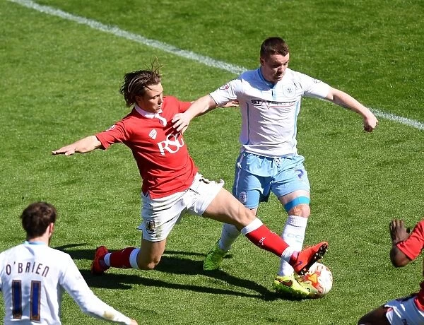 Battling Moments: Freeman vs. Fleck in the Thrilling Bristol City vs. Coventry City Clash, Sky Bet League One, 2015
