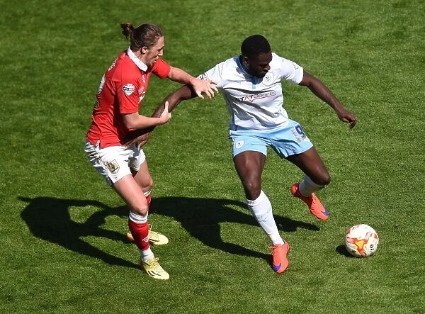 Battling Rivals: Ayling vs. Nouble in the Intense Clash between Bristol City and Coventry City