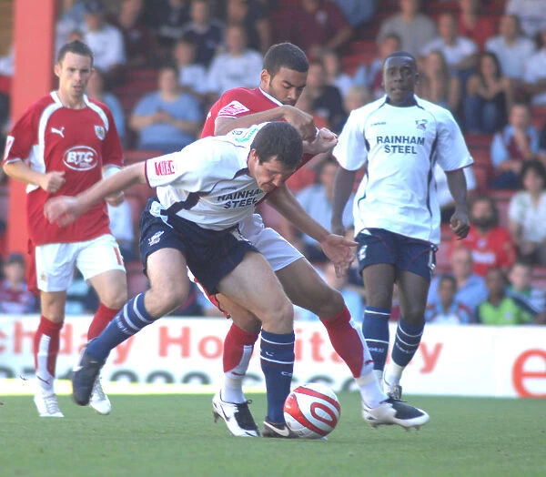 Battling Rivals: Liam Fontaine's Intense Duels - Bristol City vs Scunthorpe United