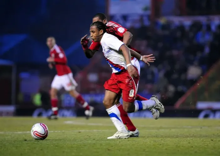 Framed Print : Battling Rivals: Marvin Elliott vs. Neil Danns - A Championship Showdown at Ashton Gate (December 2010)