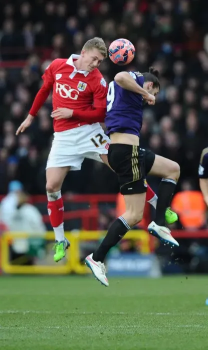Framed Print : Battling for Supremacy: A FA Cup Showdown - George Saville vs. Andy Carroll Framed Print : Battling for Supremacy: A FA Cup Showdown - George Saville vs. Andy Carroll