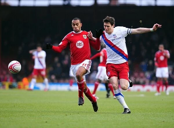 Battling for Supremacy: Haynes vs. McCarthy in the Championship Clash between Bristol City and Crystal Palace (December 2010)