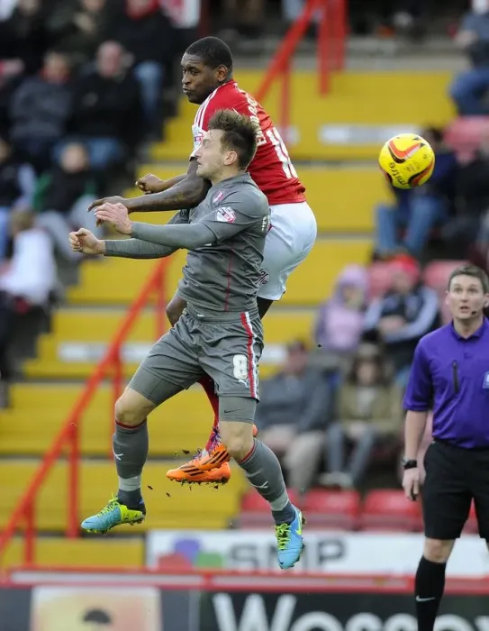 Framed Print : Battling for Supremacy: Jay Emmanuel-Thomas vs. Lee Frecklington in Bristol City vs. Rotherham United Framed Print : Battling for Supremacy: Jay Emmanuel-Thomas vs. Lee Frecklington in Bristol City vs. Rotherham United