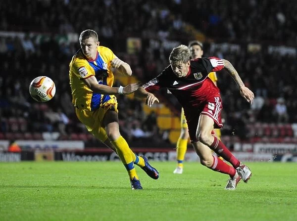 Battling for Supremacy: Jon Stead vs. Peter Ramage in the 2012 Championship Clash between Bristol City and Crystal Palace
