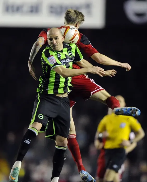 Framed Print : Battling for Supremacy: Jon Stead vs. Adam El-Abd in the Npower Championship Clash between Bristol City and Brighton & Hove Albion Framed Print : Battling for Supremacy: Jon Stead vs. Adam El-Abd in the Npower Championship Clash between Bristol City and Brighton & Hove Albion