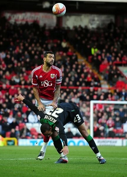 Battling for Supremacy: Liam Fontaine vs. Dexter Blackstock in the 2011 Championship Clash between Bristol City and Nottingham Forest