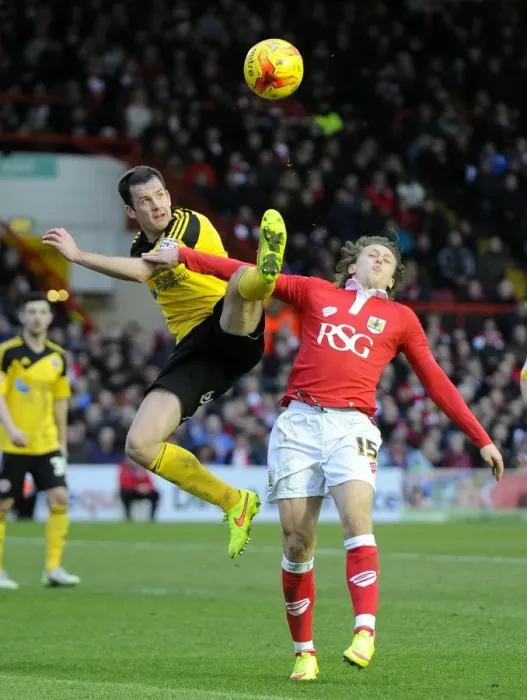 Framed Print : Battling for Supremacy: Luke Freeman vs. Michael Doyle in Bristol City vs. Sheffield United Football Match, 2015 Framed Print : Battling for Supremacy: Luke Freeman vs. Michael Doyle in Bristol City vs. Sheffield United Football Match, 2015