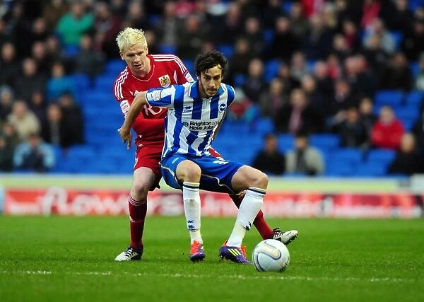 Battling for Supremacy: McGivern vs. Buckley in the Championship Clash between Brighton and Bristol City (14 / 01 / 2012)