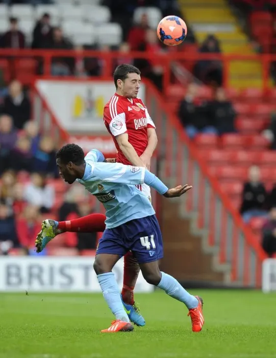 Framed Print : Battling for Supremacy: Moloney vs. Hines in the FA Cup Clash between Bristol City and Dagenham and Redbridge Framed Print : Battling for Supremacy: Moloney vs. Hines in the FA Cup Clash between Bristol City and Dagenham and Redbridge