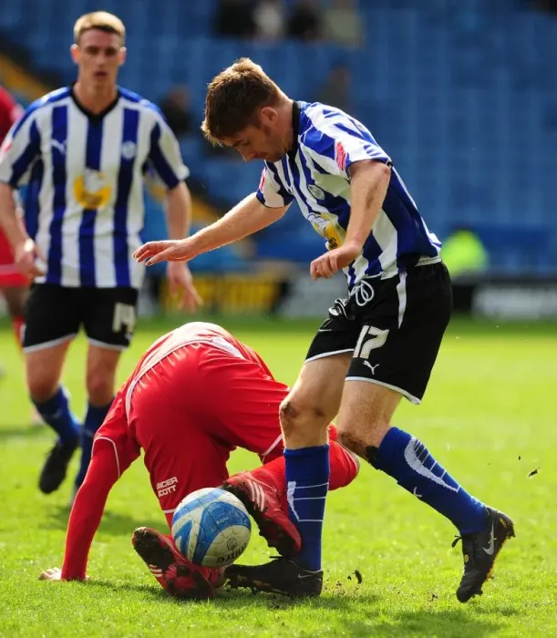 Framed Print : Battling for Supremacy: O'Connor vs. Maynard in Sheffield Wednesday vs. Bristol City Championship Clash (16th March 2010) Framed Print : Battling for Supremacy: O'Connor vs. Maynard in Sheffield Wednesday vs. Bristol City Championship Clash (16th March 2010)