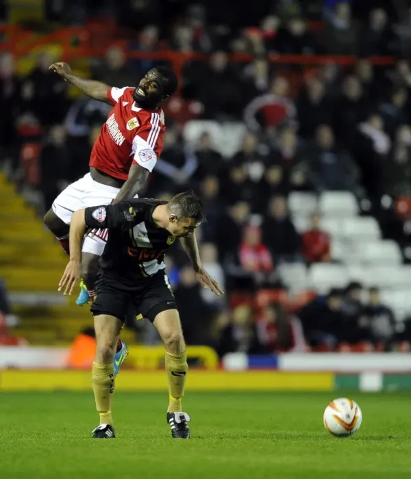 Framed Print : Battling for Supremacy: Osborne vs. Pope in Intense Sky Bet League One Clash