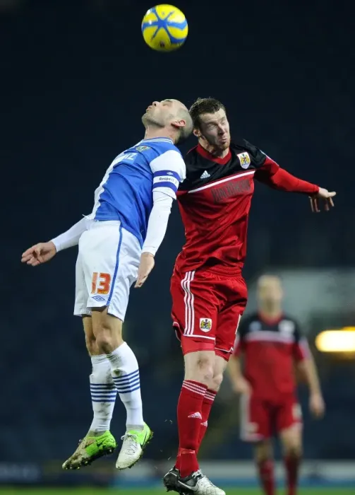 Framed Print : Battling for Supremacy: Pearson vs. Murphy in FA Cup Clash at Ewood Park
