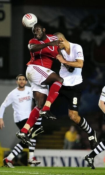Battling for Supremacy: Stewart vs. Pratley in the Championship Clash between Bristol City and Swansea City (01 / 02 / 2011)