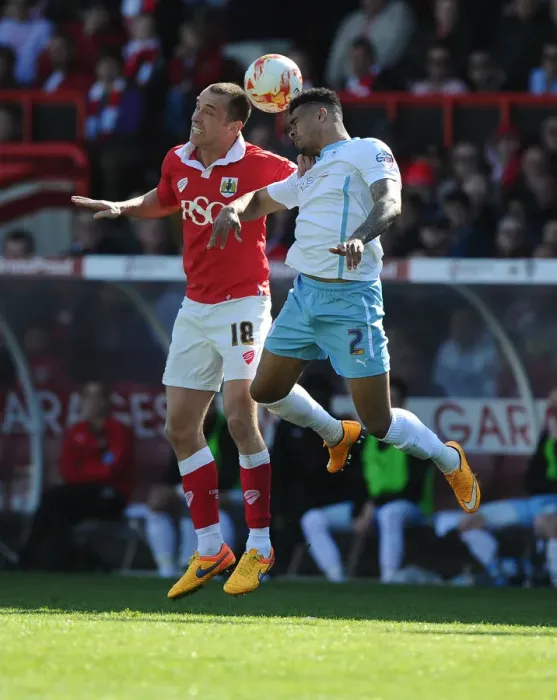 Framed Print : Battling for Supremacy: Wilbraham vs. Willis in the Sky Bet League One Clash at Ashton Gate
