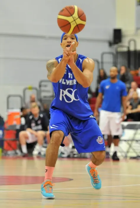 Framed Print : BBL Cup Semi-Final Showdown: Brigstocke Flyers vs Glasgow Rocks - Greg Streete's Intense Performance