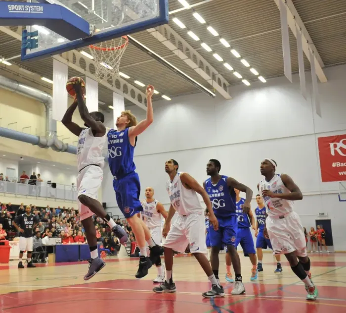Framed Print : BBL Cup Semi-Final Showdown: Bristol Flyers vs Glasgow Rocks