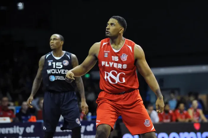 Framed Print : BBL Cup Showdown: Worcester Wolves vs. Bristol Flyers - Jordan Ranklin's Intense Moment Framed Print : BBL Cup Showdown: Worcester Wolves vs. Bristol Flyers - Jordan Ranklin's Intense Moment