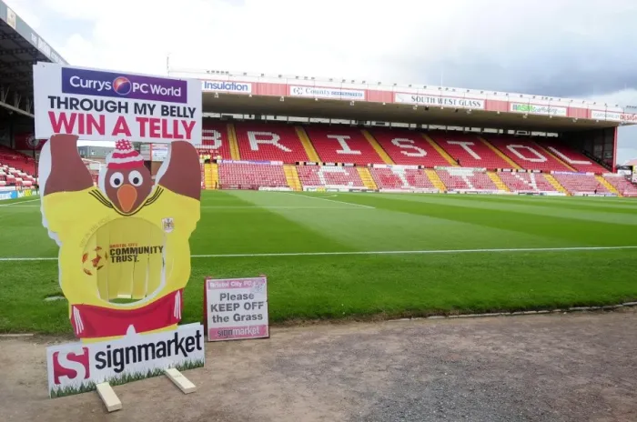 Framed Print : Through My Belly: Bristol City's Hard-Fought Victory over Bradford City (03.08.2013) Framed Print : Through My Belly: Bristol City's Hard-Fought Victory over Bradford City (03.08.2013)