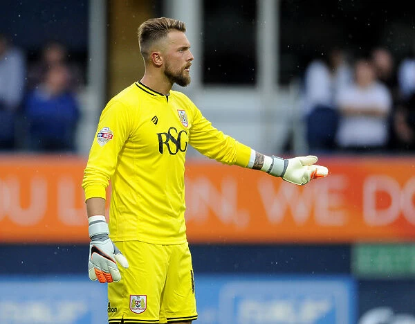 Ben Hamer in Action: Bristol City vs. Luton Town, Capital One Cup 2015