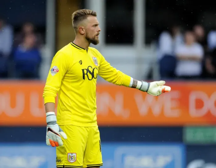 Framed Print : Ben Hamer in Action: Bristol City vs. Luton Town, Capital One Cup 2015 Framed Print : Ben Hamer in Action: Bristol City vs. Luton Town, Capital One Cup 2015