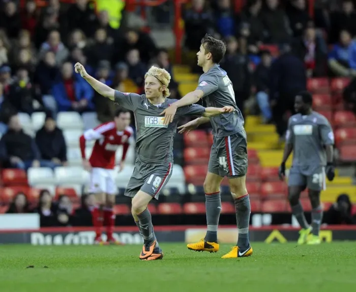 Framed Print : Ben Pringle's Goal Celebration: Rotherham United's Victory at Ashton Gate (Bristol City v Rotherham United, Sky Bet League One) Framed Print : Ben Pringle's Goal Celebration: Rotherham United's Victory at Ashton Gate (Bristol City v Rotherham United, Sky Bet League One)