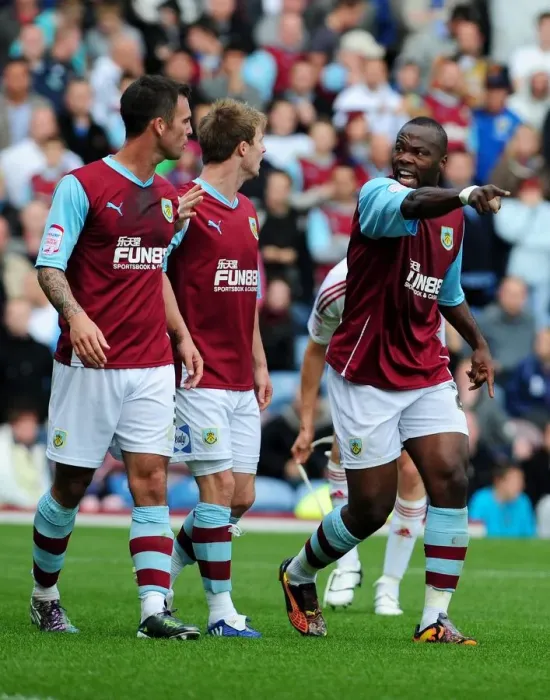 Framed Print : Bikey and Fox: Heated Championship Clash at Turf Moor - Burnley vs. Bristol City (25 / 09 / 2010)