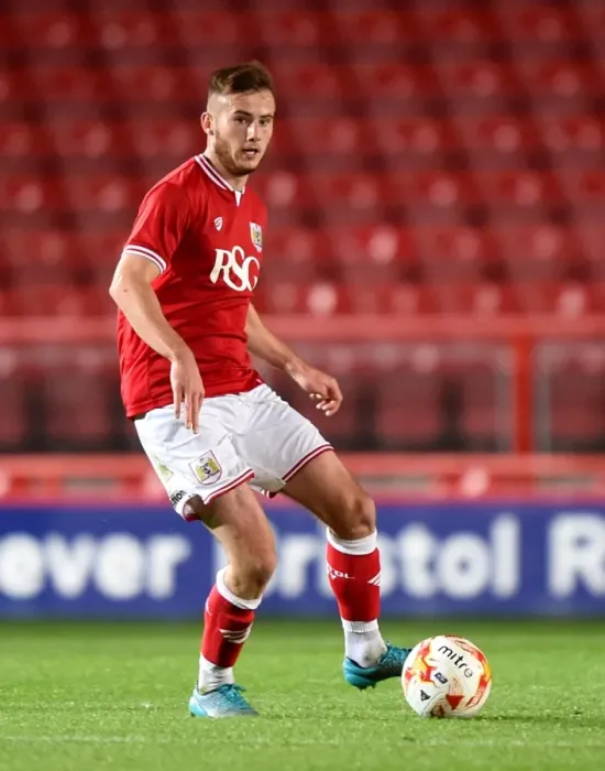 Framed Print : Billy Murphy in Action: U21 Clash at Ashton Gate Framed Print : Billy Murphy in Action: U21 Clash at Ashton Gate